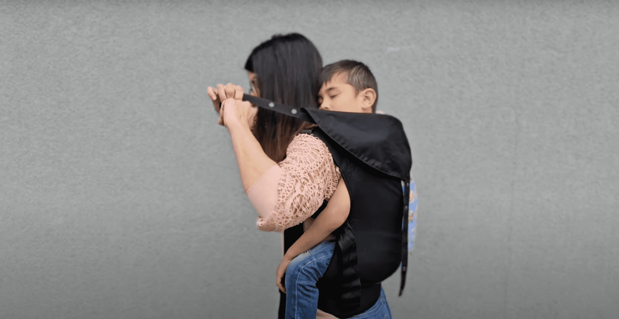 Instruction video for Rose and Rebellion toddler, big kid, preschooler and xl carrier
